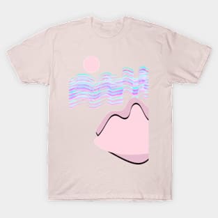 Northern Lights - Pink T-Shirt